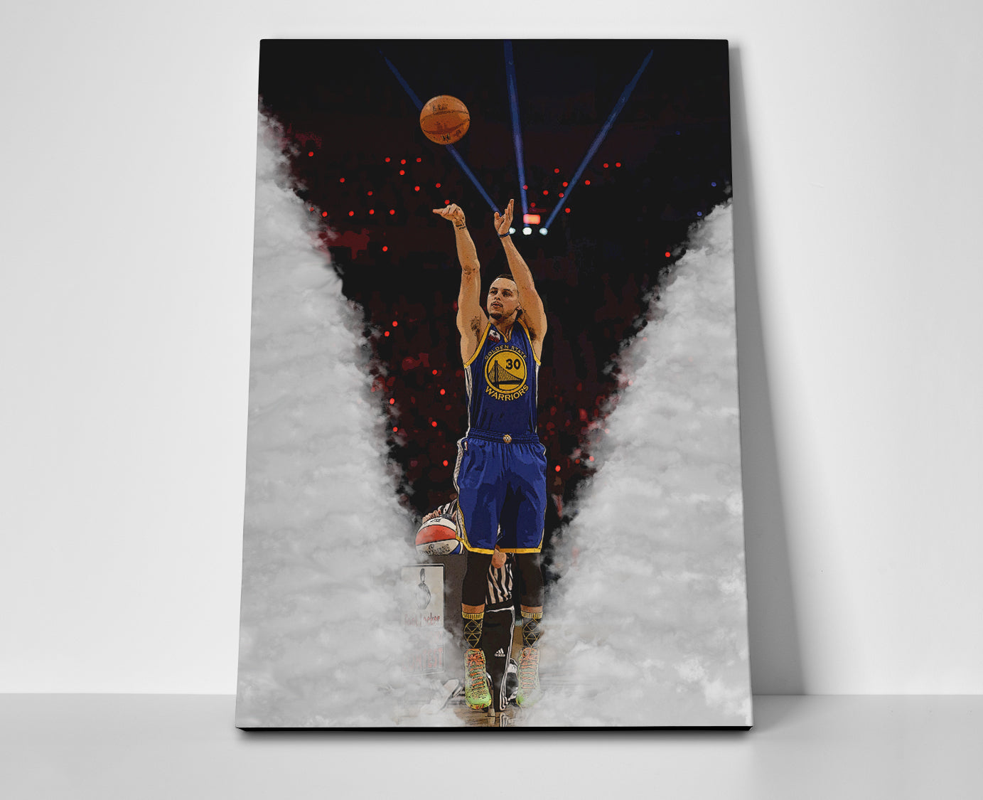 Steph Curry Shooting Poster canvas stephen