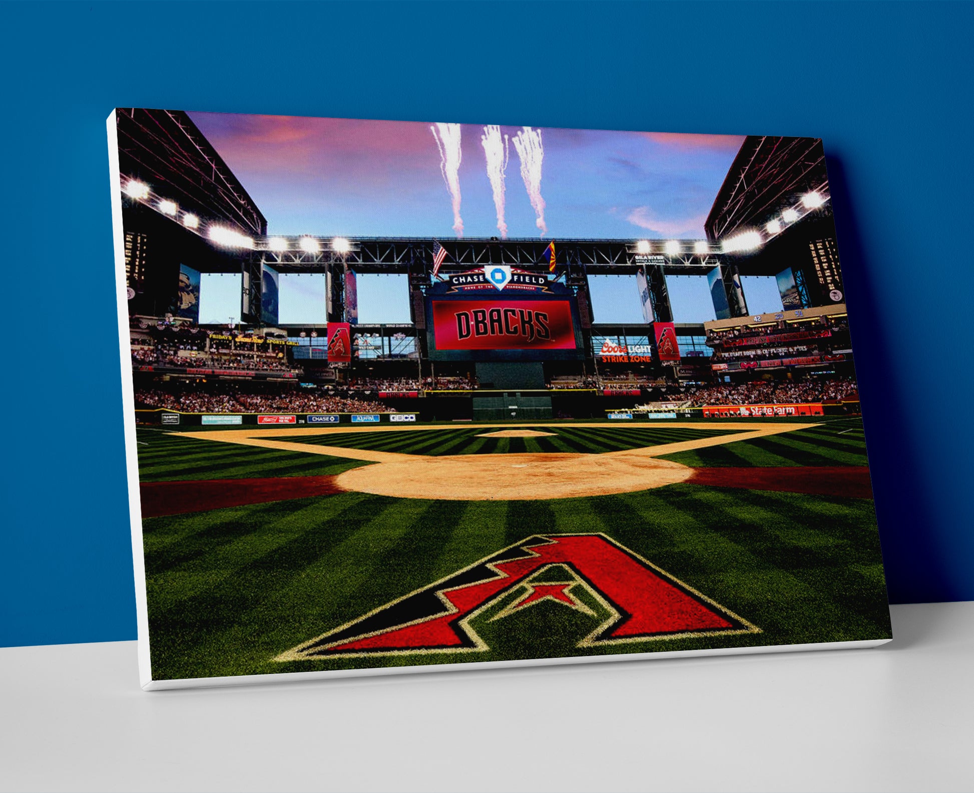 arizona diamondbacks stadium poster canvas wall art painting artwork baseball