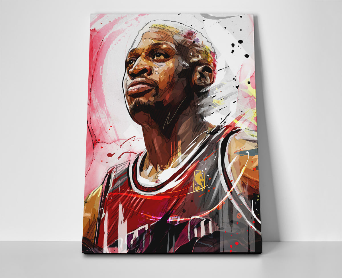 Dennis Rodman poster canvas painting wall art