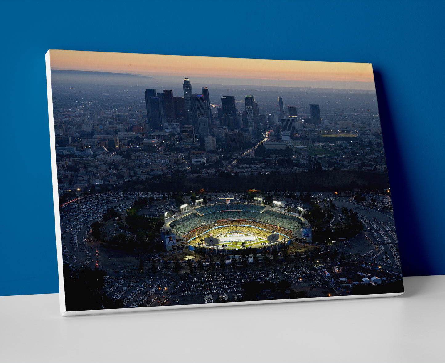 Dodger Stadium poster canvas wall art artwork