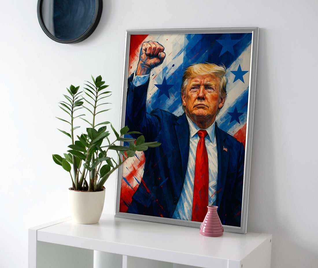 donald trump poster canvas painting wall art print decor