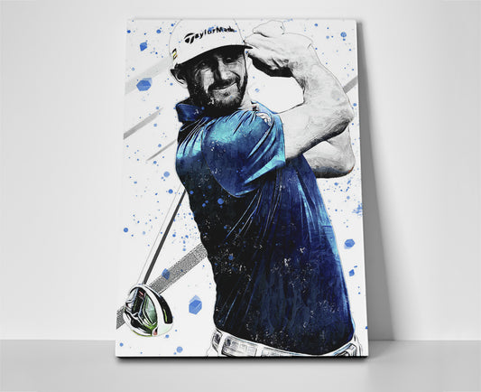 Dustin Johnson Golf Poster