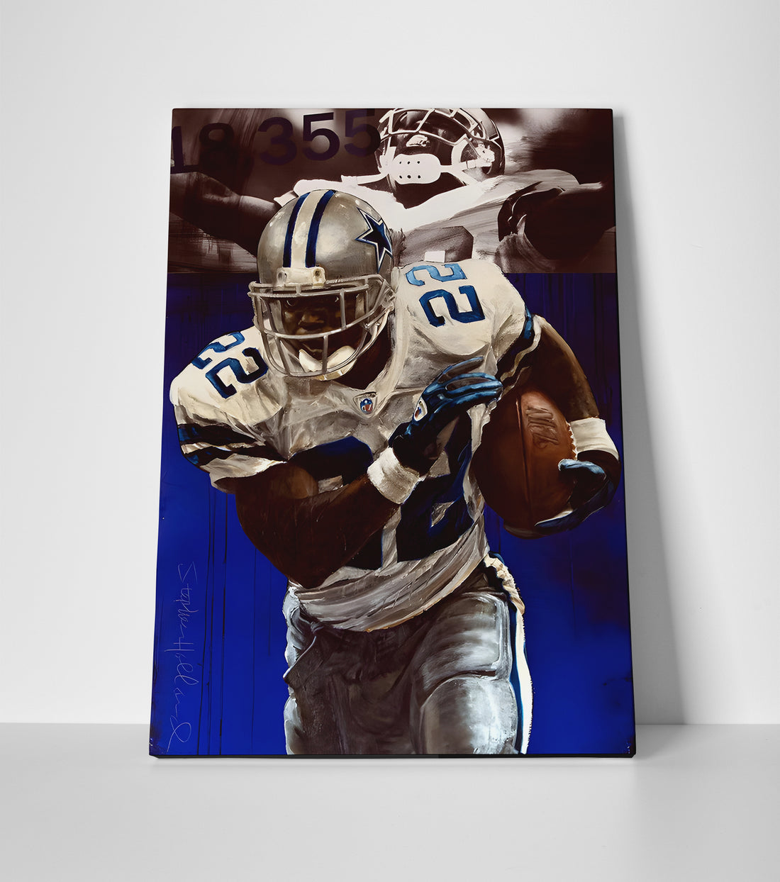 Emmitt Smith Painting Poster or Canvas Wall Art
