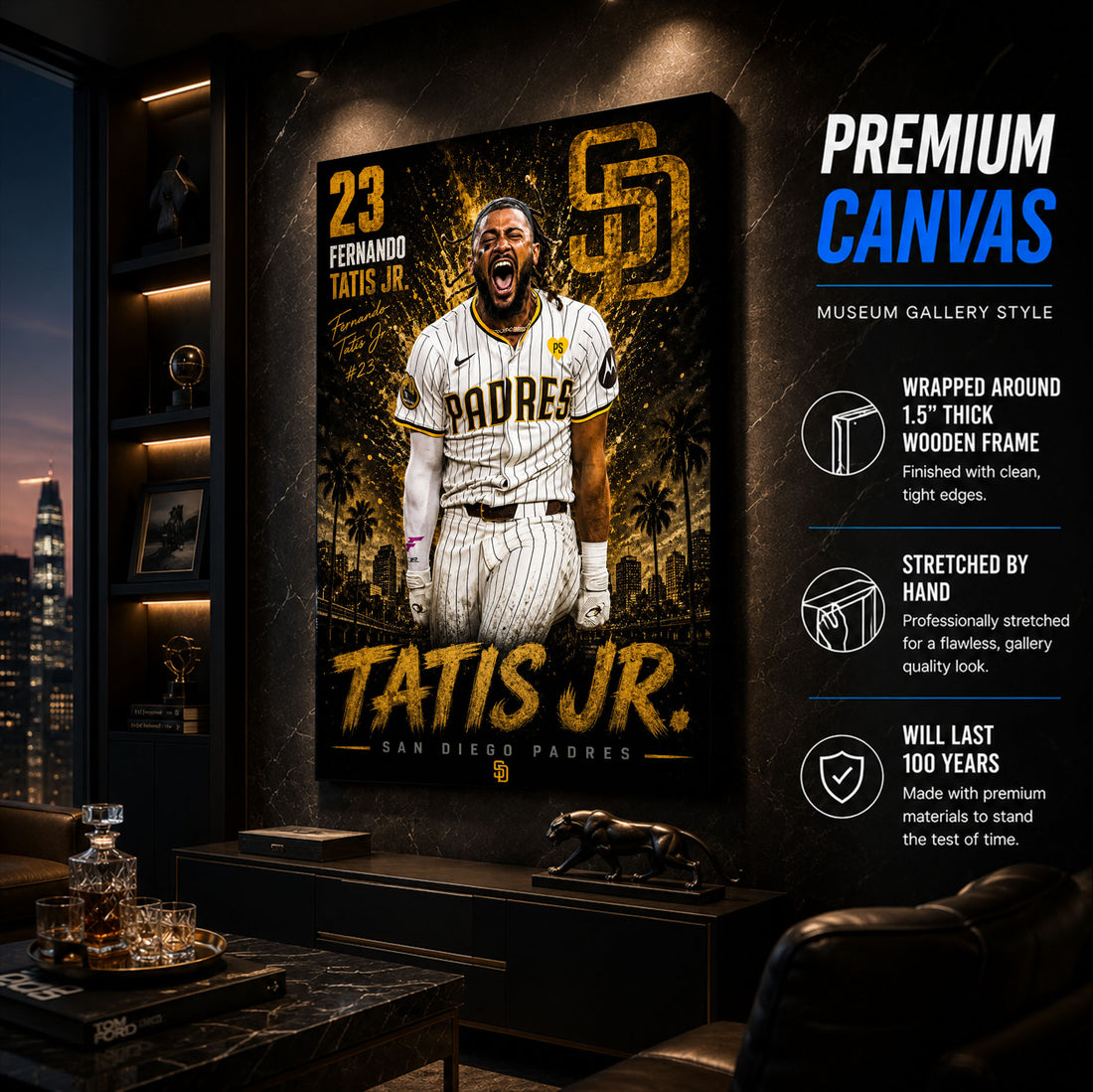 Fernando Tatis Jr Padres Poster or Canvas Wall Art