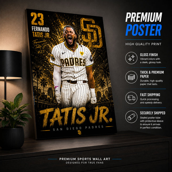 Fernando Tatis Jr Padres Poster or Canvas Wall Art