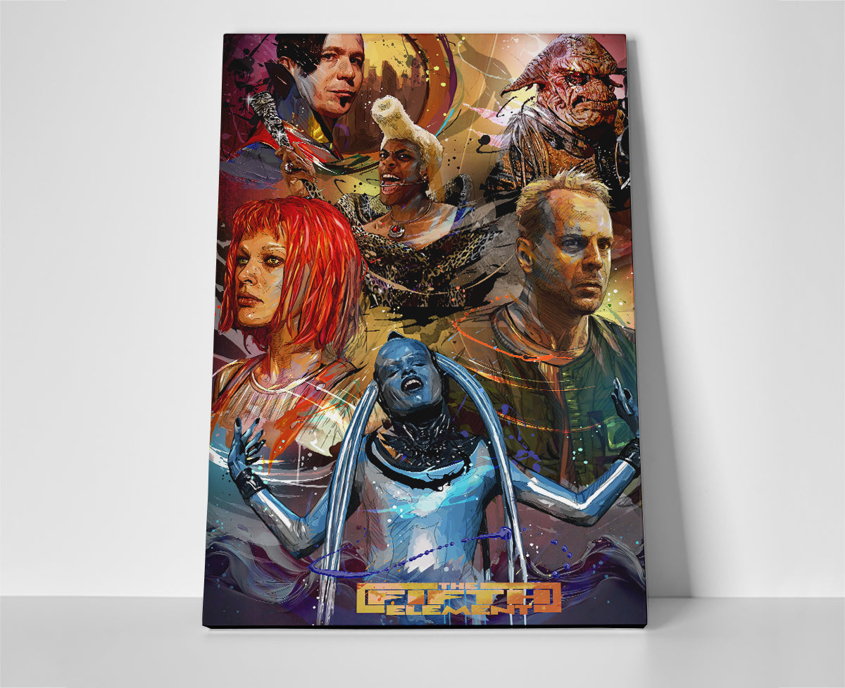 The Fifth Element poster canvas painting wall art
