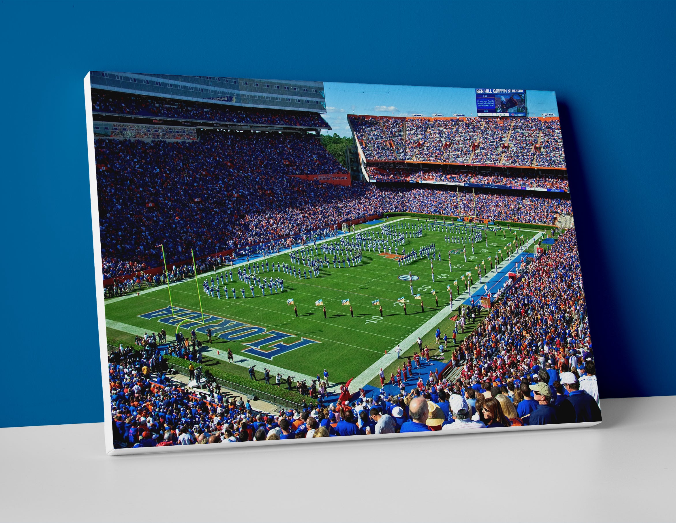 florida gators football stadium poster canvas decor