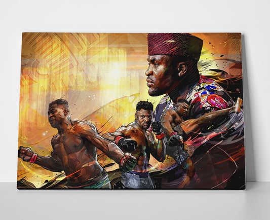 Francis Ngannou poster canvas painting wall art