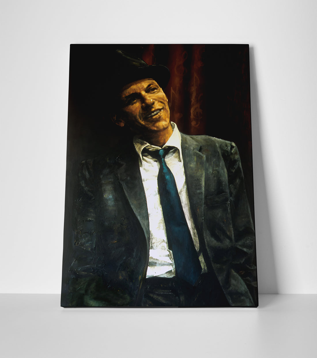 Frank Sinatra Painting Poster or Canvas Wall Art
