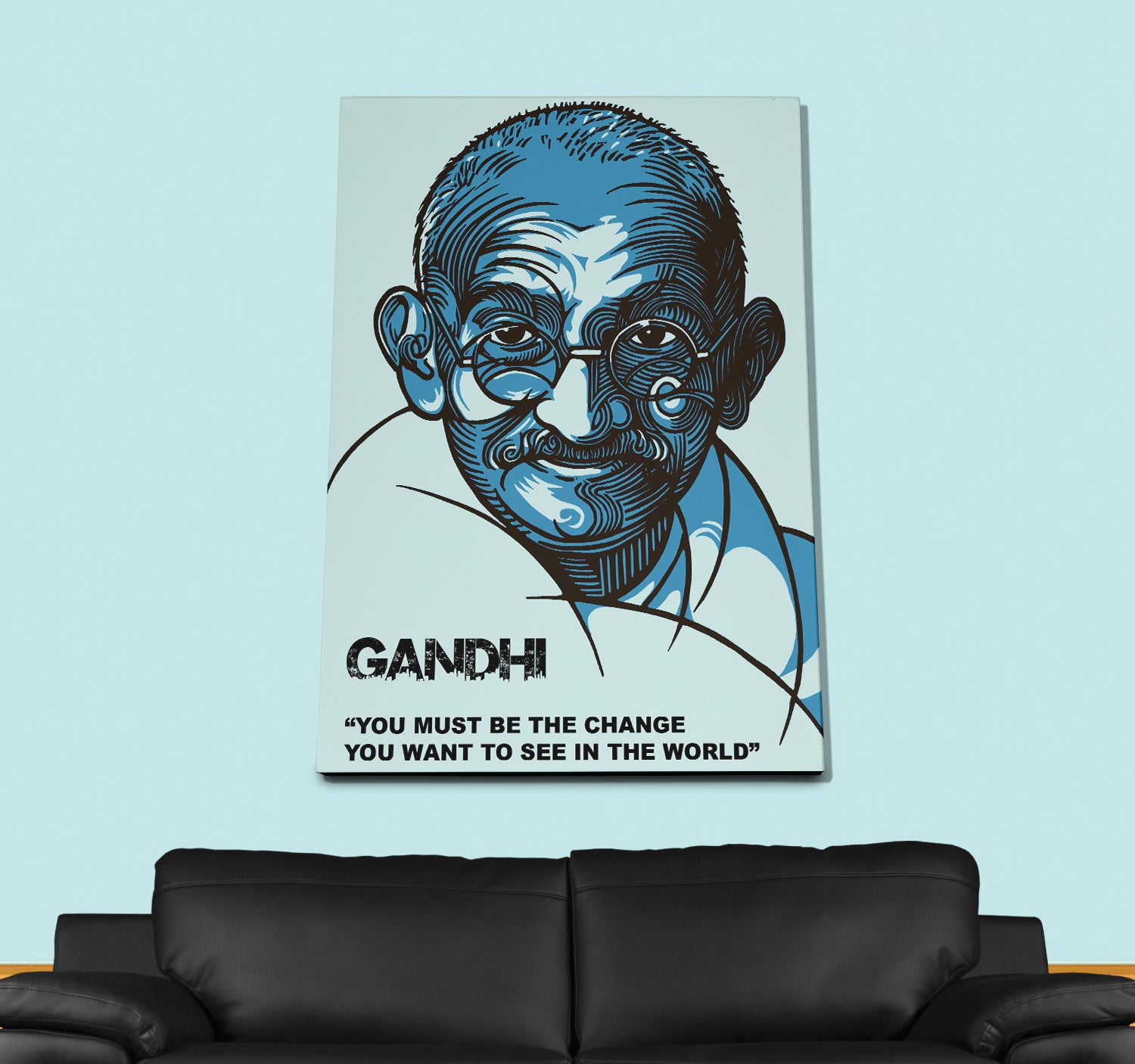 Ghandi Quote Poster