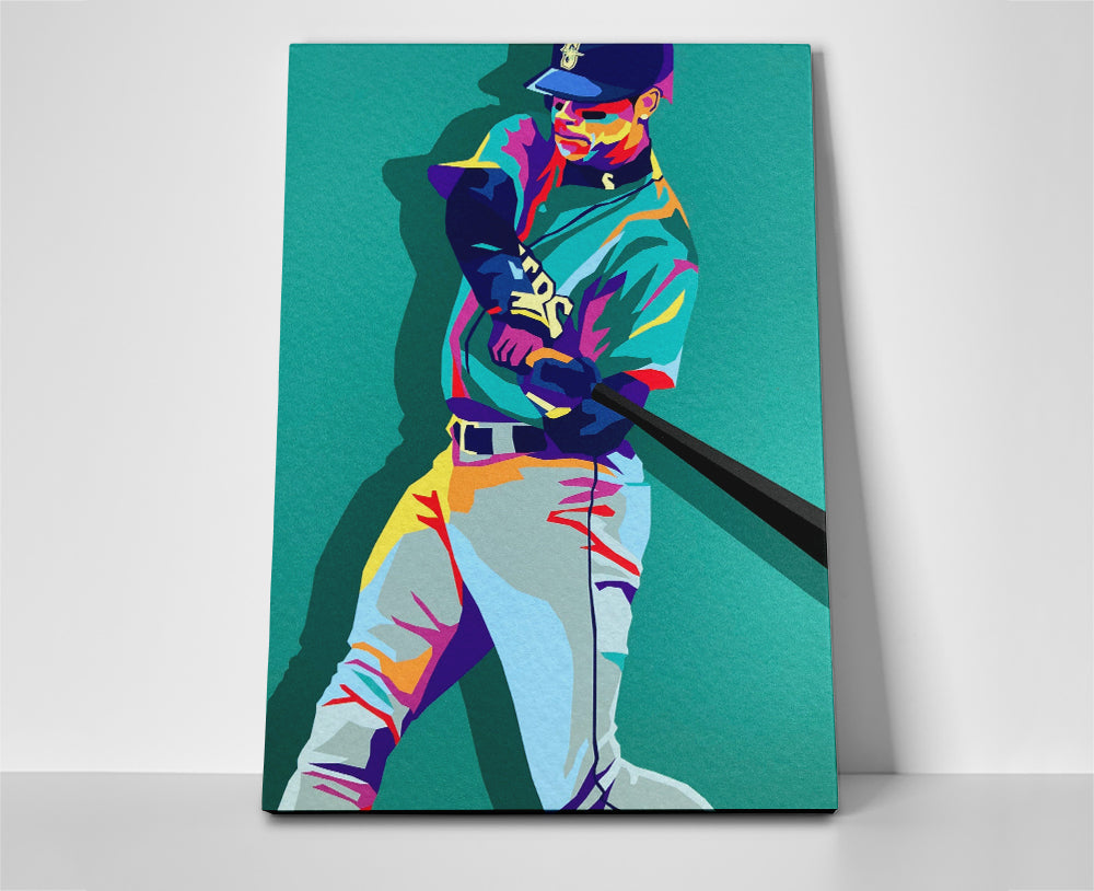ken griffey jr poster wall art canvas painting
