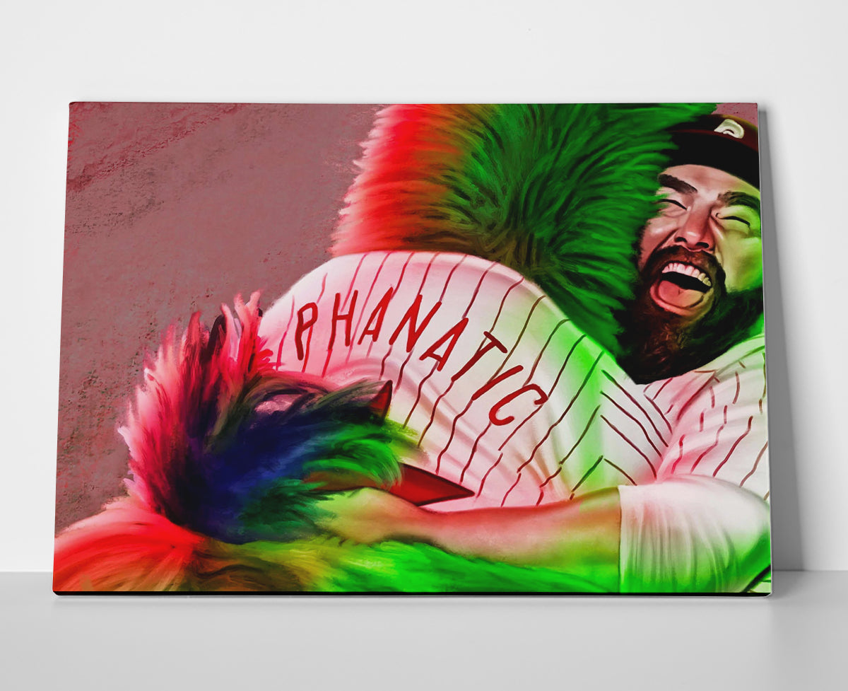 jason kelce poster canvas eagles phanatic football wall art