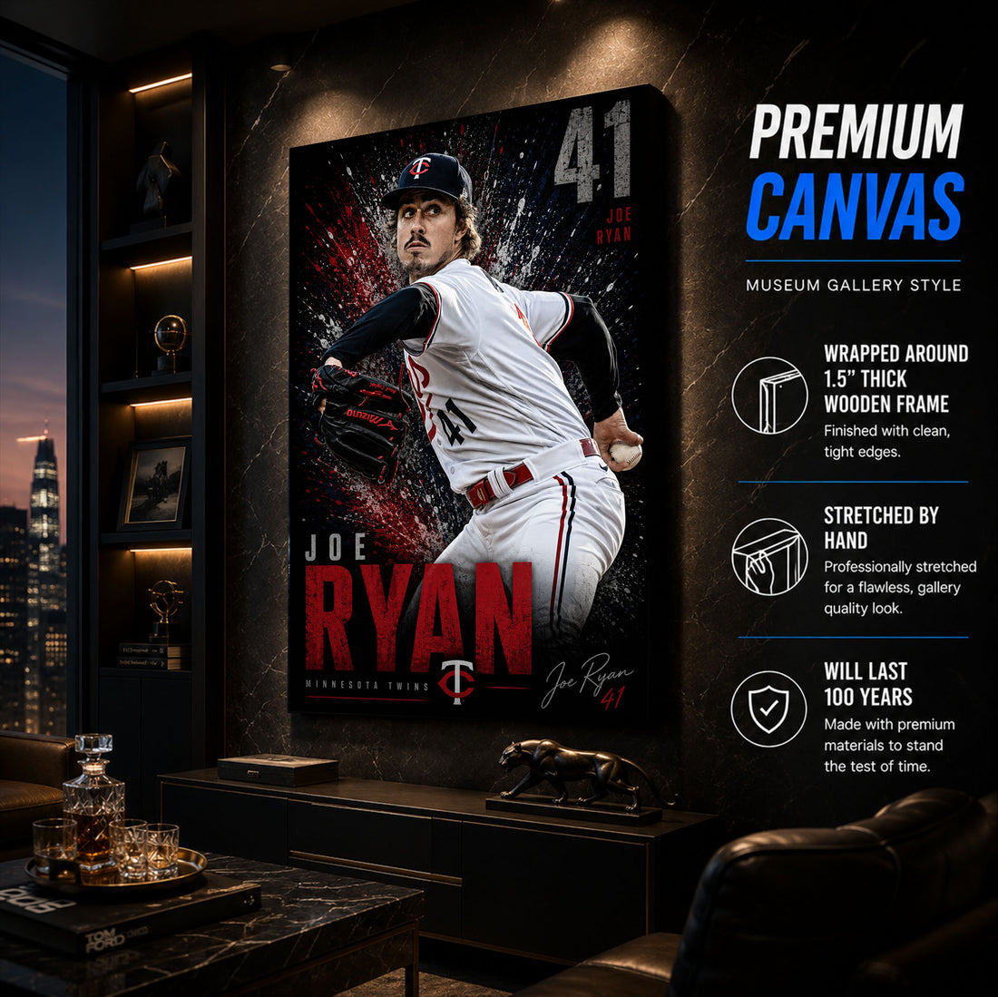 Joe Ryan Twins Poster or Canvas Wall Art