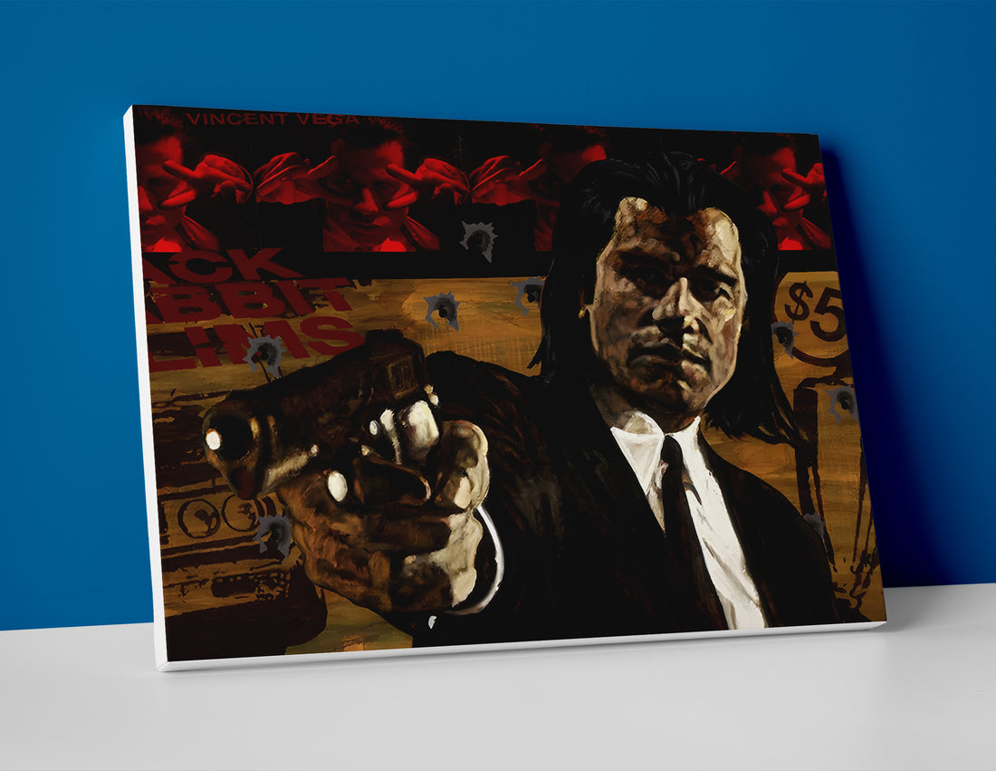 John Travolta Painting Poster or Canvas Wall Art