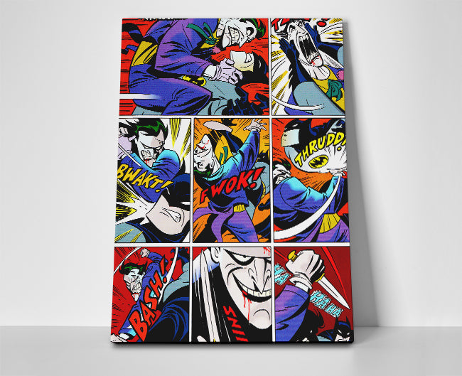 The Joker Comic Poster canvas