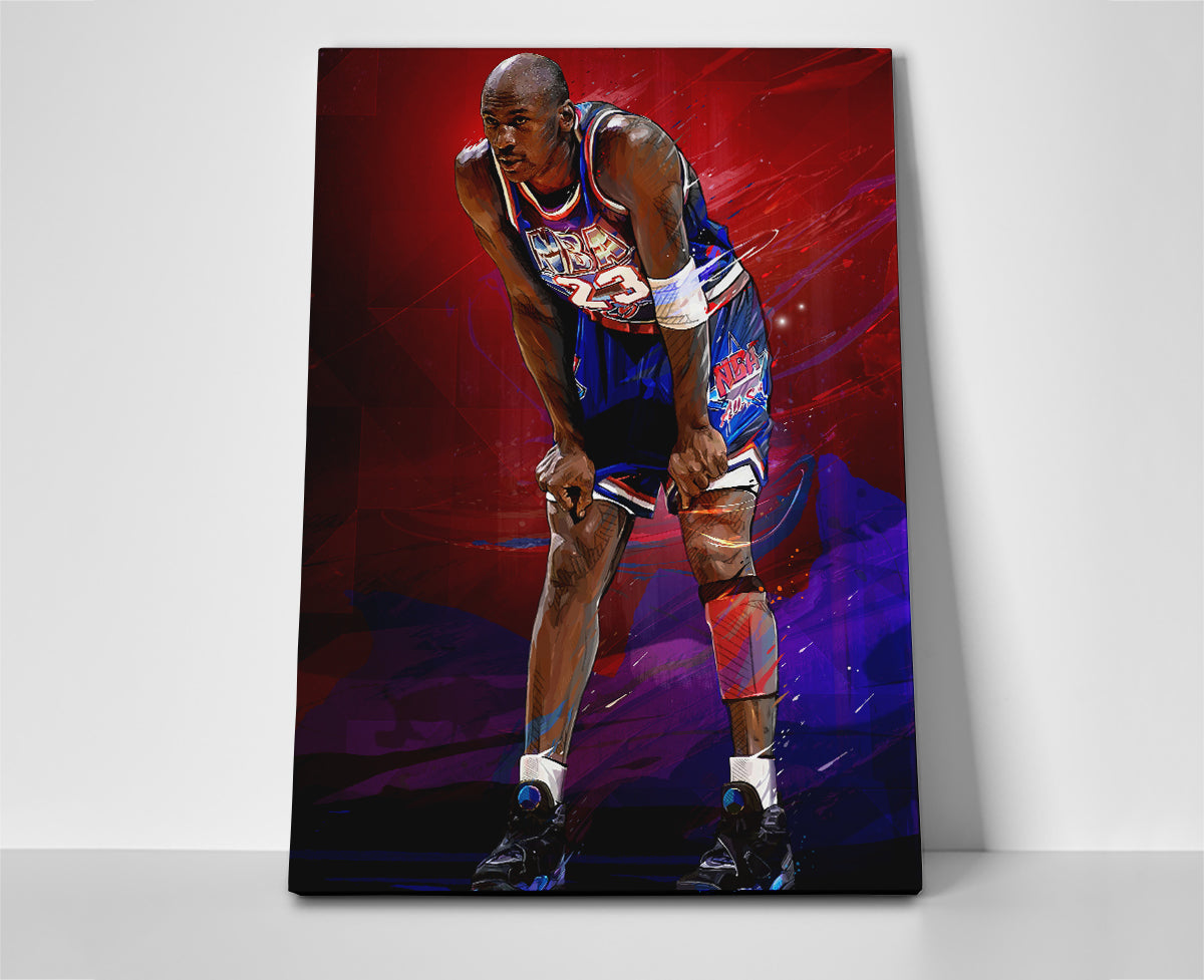 Michael Jordan poster canvas wall art