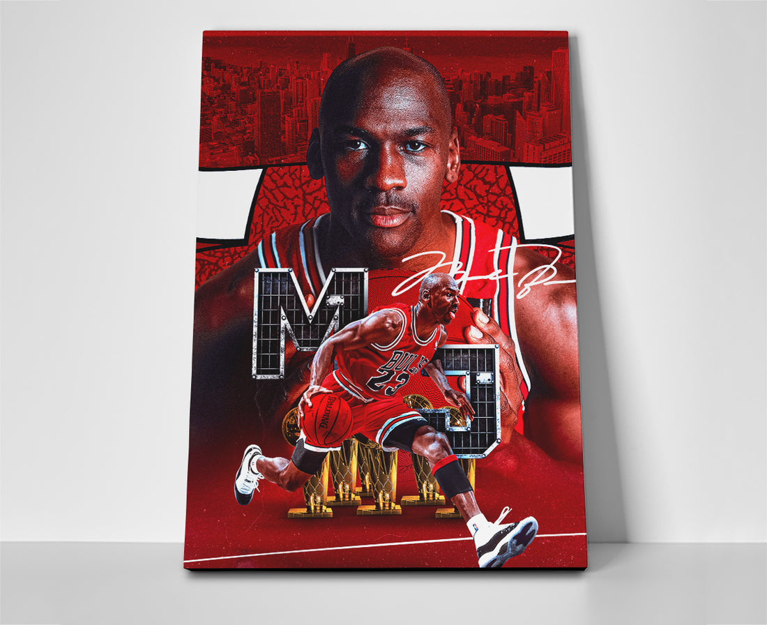 Michael Jordan poster canvas wall art