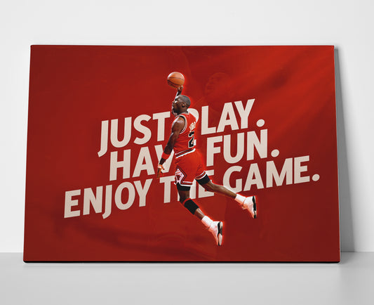 Michael Jordan poster canvas wall art