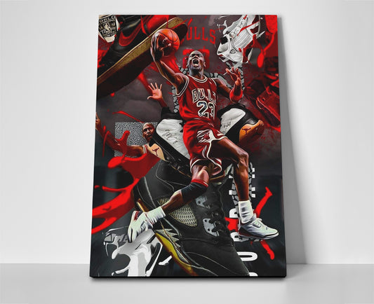 Michael Jordan poster canvas wall art