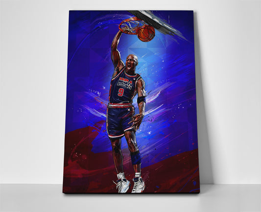 Michael Jordan poster canvas wall art