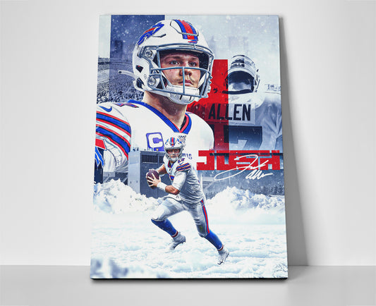 Josh Allen Bills Poster