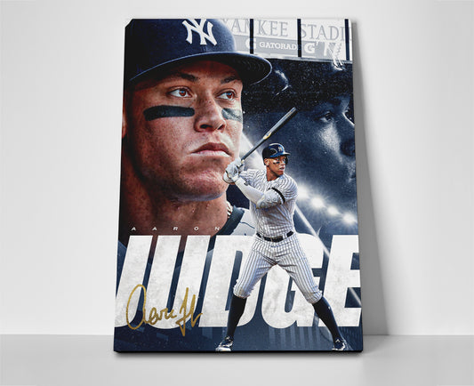 Aaron Judge New York Poster or Wrapped Canvas