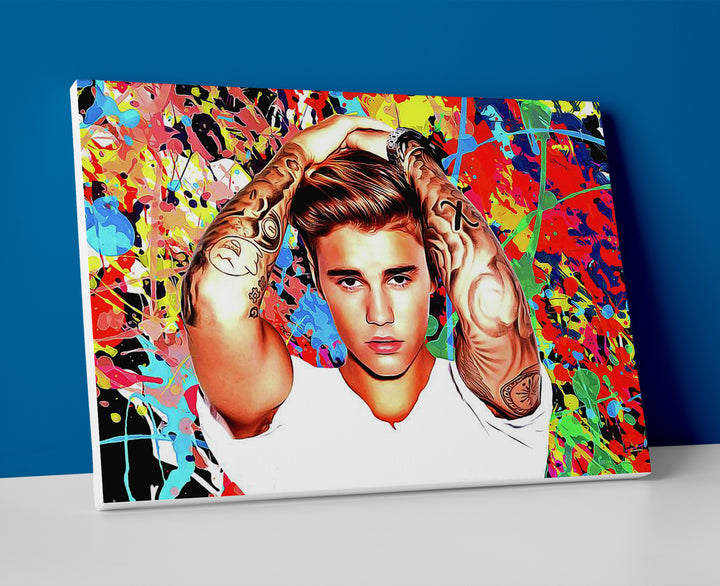 justin bieber Painting poster canvas wall art artwork