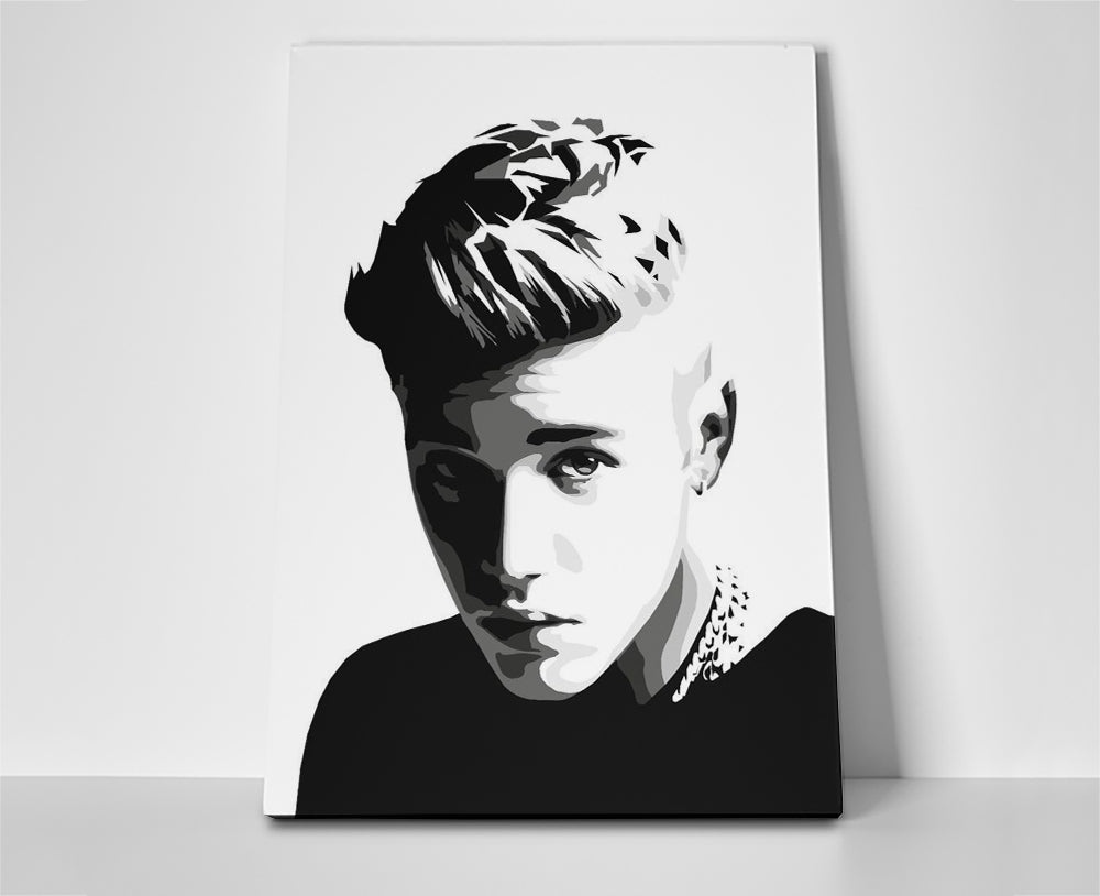 justin bieber poster canvas wall art painting artwork