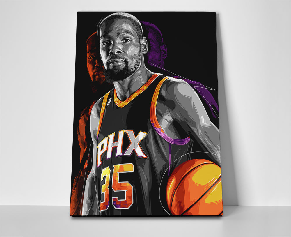 kevin durant suns poster canvas wall art painting artwork