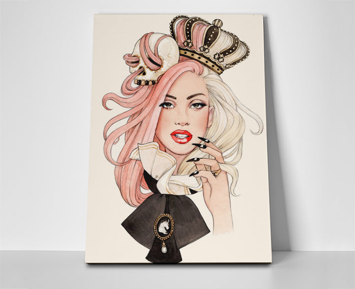 lady gaga poster canvas wall art painting artwork