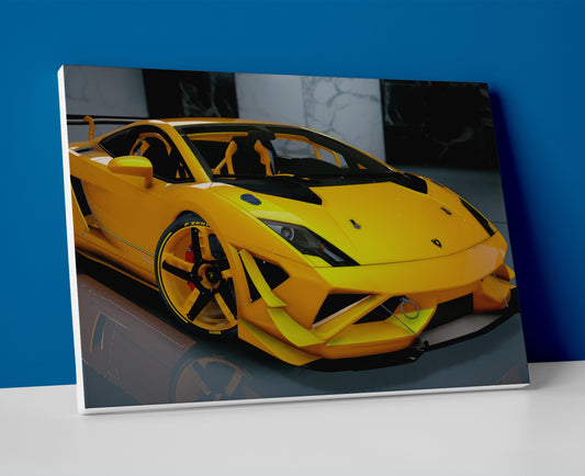 Lamborghini Gallardo poster canvas wall art