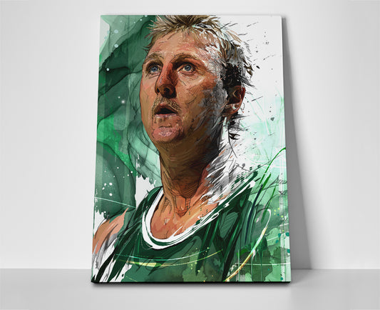 larry bird poster canvas