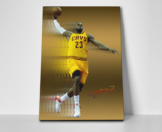 Lebron James poster canvas