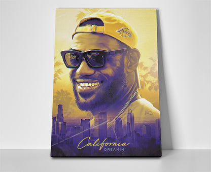 lebron james poster canvas wall art