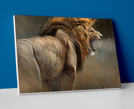 Lion Painting poster canvas wall art