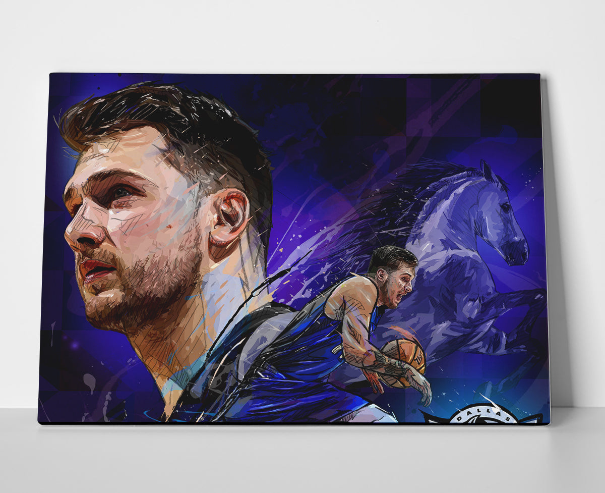 Luca Doncic Poster canvas