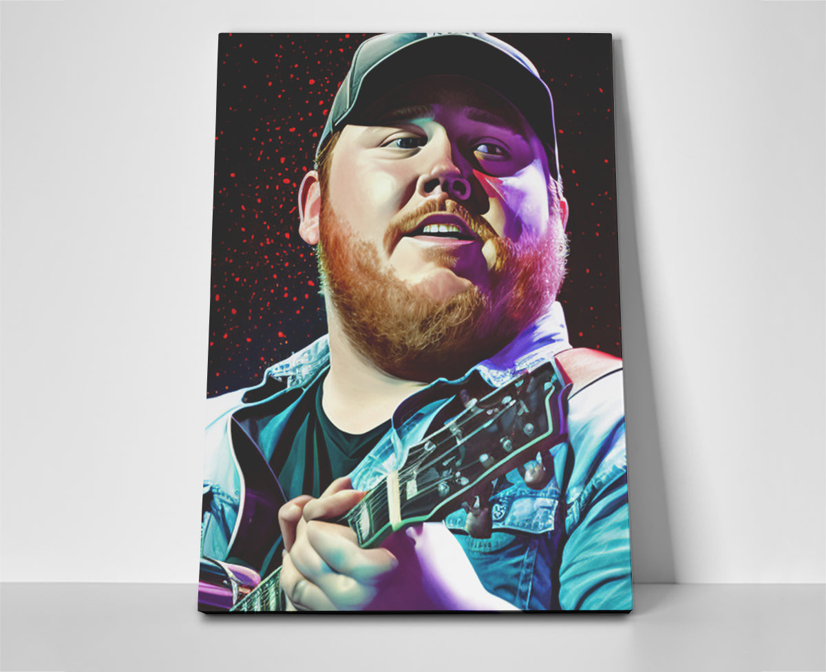 Luke Combs Poster canvas