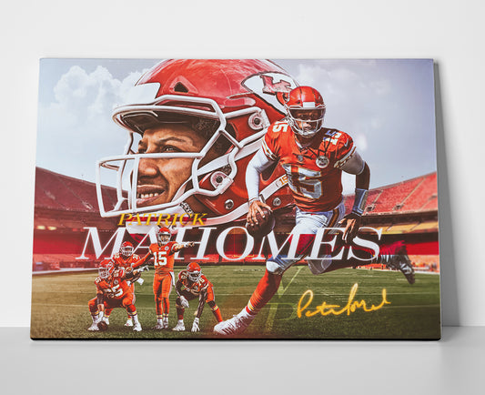 Patrick Mahomes poster canvas