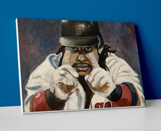 Manny Ramirez poster canvas wall art painting artwork