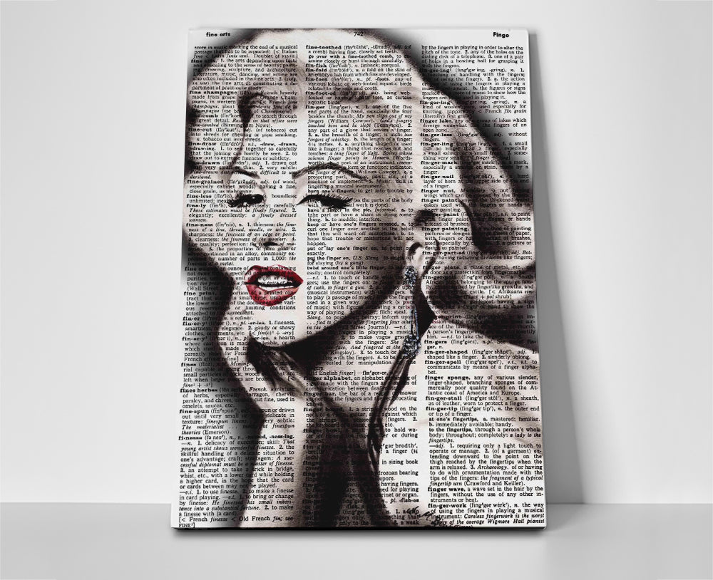 marilyn monroe poster canvas wall art