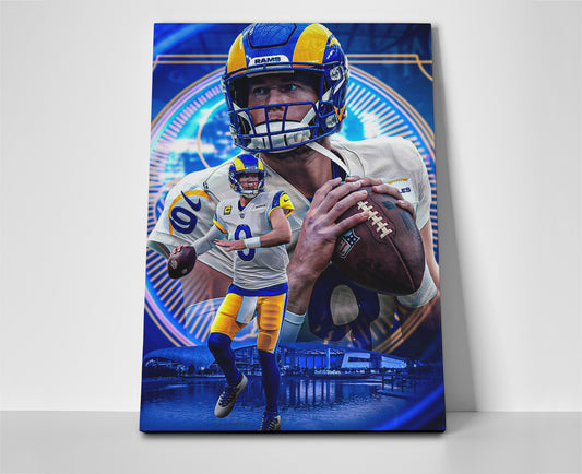 Matthew Stafford Rams Poster canvas