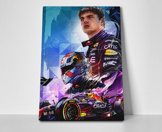 Max Verstappen F1 Poster canvas