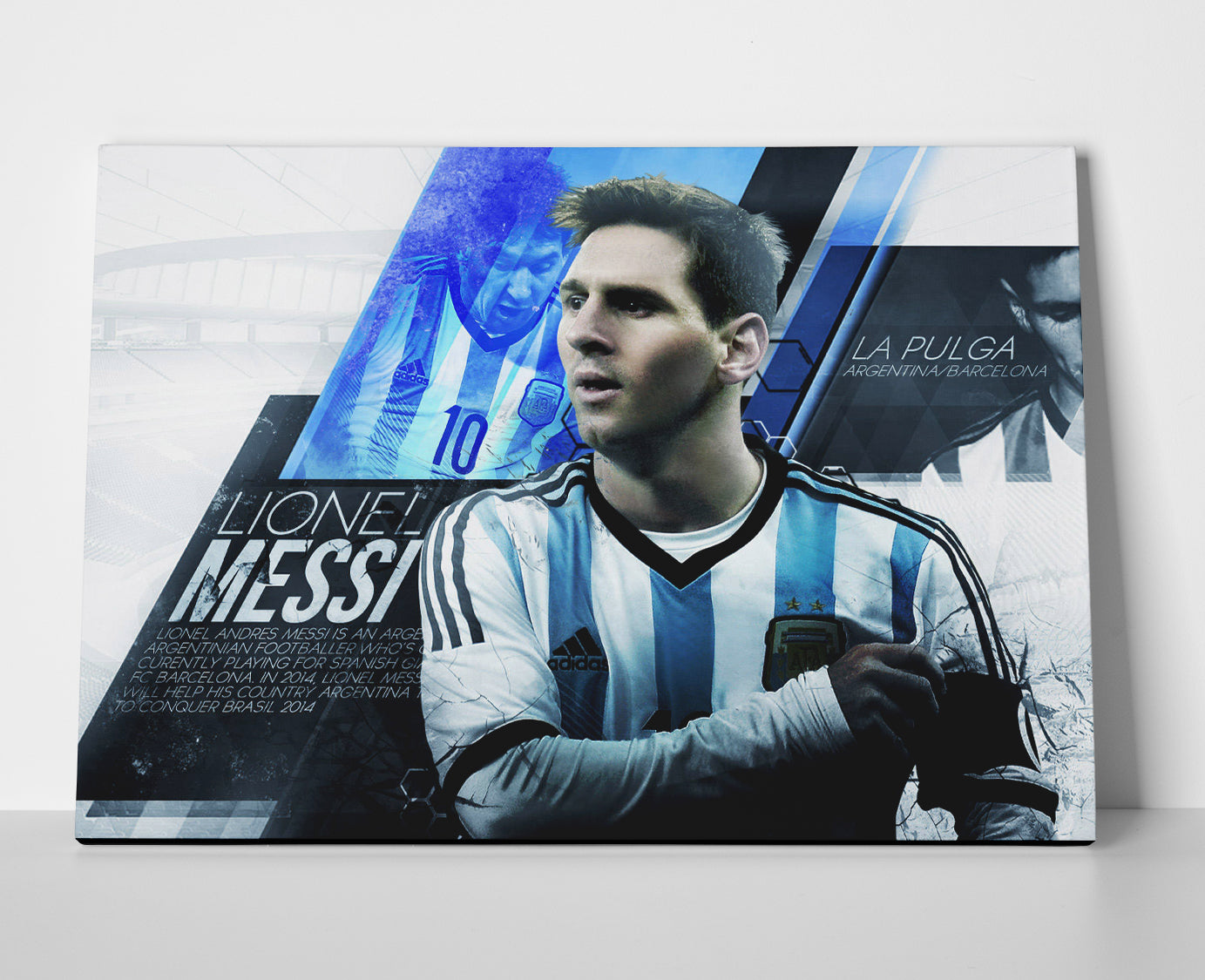 Lionel leo Messi poster canvas