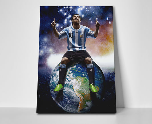 Lionel leo Messi poster canvas