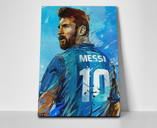 Lionel leo Messi poster canvas