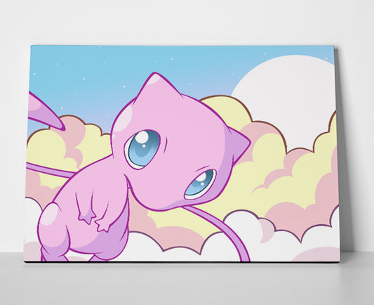 Mew Pokemon Poster canvas