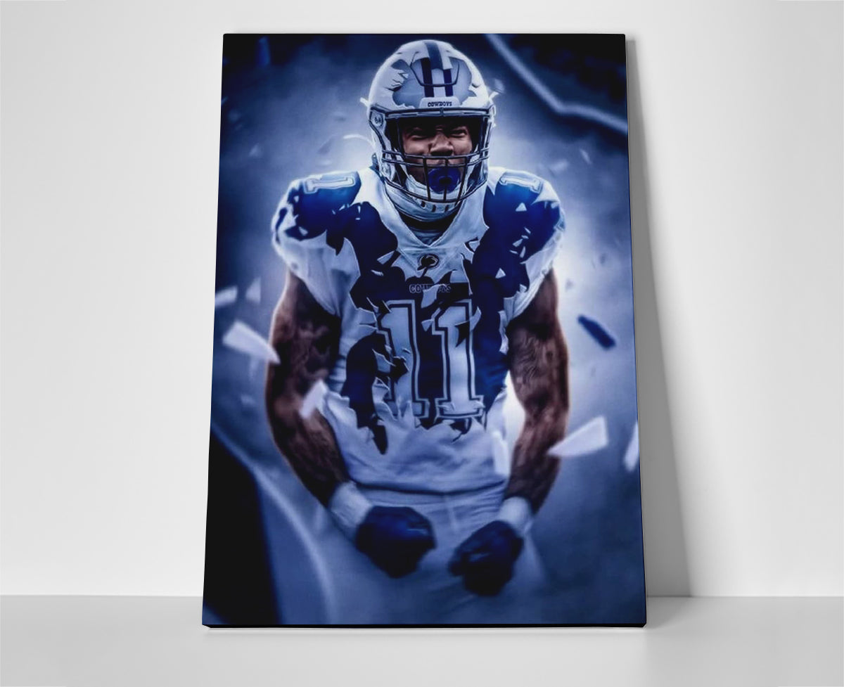 micah parsons poster canvas cowboys wall art