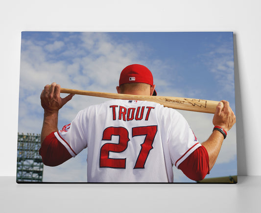 Mike Trout poster canvas