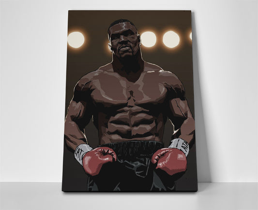 mike tyson boxing poster canvas wall art