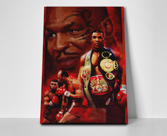 mike tyson poster canvas wall art painting artwork